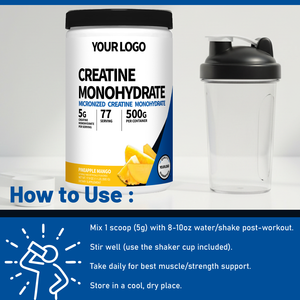 Creatina Monohidrato Pura en Polvo, Sabor Personalizable, Etiqueta Personalizada, Suministro a Granel de Fábrica, Suplemento para el Control de Energía para Adultos - Product Image 3