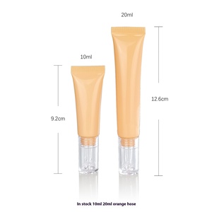 Commercio all'ingrosso bianco e verde acido ialuronico cura della pelle morbido PET tubo 10/15/20ml acqua <span class=keywords><strong>goccia</strong></span> crema per gli occhi cosmetici con tappo <span class=keywords><strong>a</strong></span> vite - Product Image 2