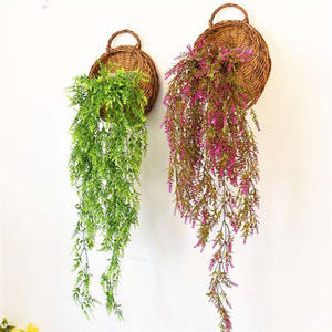 Pots suspendus <span class=keywords><strong>en</strong></span> bambou 10 pouces, grands jardinières, cintre <span class=keywords><strong>tressé</strong></span>, cône, <span class=keywords><strong>jardinière</strong></span> <span class=keywords><strong>en</strong></span> liège, mignon, faux bol, pont <span class=keywords><strong>en</strong></span> fer, miroir, lune - Product Image 6