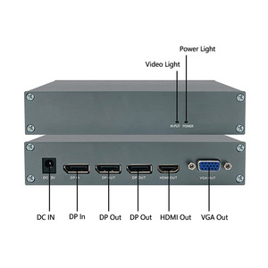 Pinwei 4K 60Hz Displayport 1x4 <span class=keywords><strong>splitter</strong></span> <span class=keywords><strong>1</strong></span> trong <span class=keywords><strong>4</strong></span> ra DP để <span class=keywords><strong>2</strong></span> dp <span class=keywords><strong>HDMI</strong></span> VGA lai Video <span class=keywords><strong>Splitter</strong></span> - Product Image 1