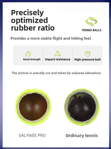Boîtes de balles de tennis pressurisées avec joint d'étanchéité, balles de tous types de terrains, haute élasticité, idéales pour l'entraînement des débutants - Product Image 4