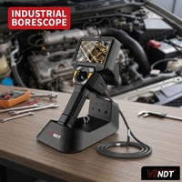 Boroscopio Industrial Portátil con Sonda de 3.9mm, Cable de 2m, Resistente al Agua IP67, Endoscopio Automotriz HD 1080P para Inspección de Precisión del Motor