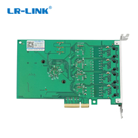 Carte réseau x1000 PCI Express x4, Gigabit quad Ethernet, avec processeur Intel I210 et support 3U