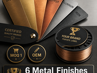 Filament PLA rempli de métal PINRUI 1,75 mm 1 kg, haute densité, bronze, laiton, cuivre, magnétique, pour imprimante 3D, polissable