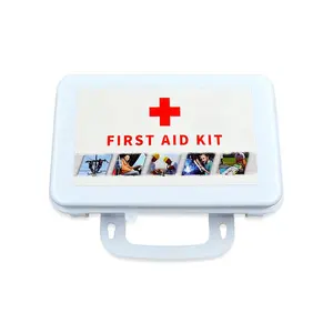 JCMED medizinische Erste-Hilfe-Notfall box mit Erste-Hilfe-Box aus Kunststoff