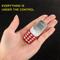 BM10 Mini teléfono móvil Teléfono móvil portátil Estudiante Niños Pulgar Colgante
