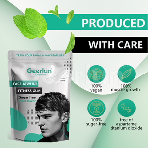 Grosir bebas gula 15X keras kuat kebugaran permen karet melatih wajah rahang otot rahang mengunyah permen karet - Product Image 4