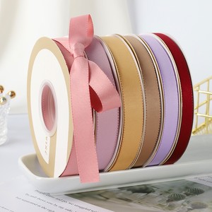 Nine-Colored Ribbon Matte Polyester Ribbon Spool 15mm Durable Solid Color For Gift Wrapping And Diy Crafts - Product Image 3