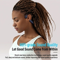 Nouveaux écouteurs sportifs à conduction osseuse X6S, étanches IPX8, pour la natation, à oreille ouverte, sans fil Bluetooth