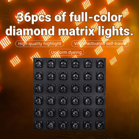 JZ3615Z 6x6 Disco Stage 36*15W 4in1 Matrix LED Light Blinder Rgbw Dmx Cob Blind Light Background Stage Light Wash Flashing