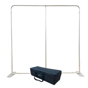 Marco de Tubo de Tela Tensada Recta de 8x8 Pies para Exhibición, Telón de Fondo de Tela Tensada para Fiesta de Cumpleaños - Product Image 6