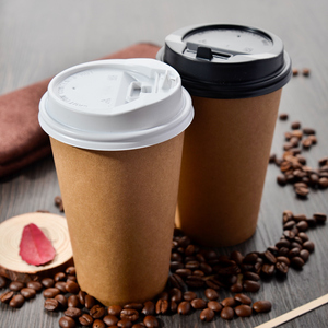 Custom Logo Rimpel/Dubbel/Enkele Muur Wegwerp Biologisch Afbreekbaar Corrugate Eco-Vriendelijke Koffie Kraft Papier Beker Met Fabriek - Product Image 4