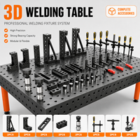 Table de soudage avec trous / Fixation modulaire pour soudage / Table de soudage industrielle / Table de soudage à gabarit / Banc de travail de soudage