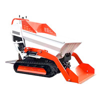 HT500 Petit Dumper à levage élevé Mini Dumpers de jardin de construction sur chenilles Prix d'usine
