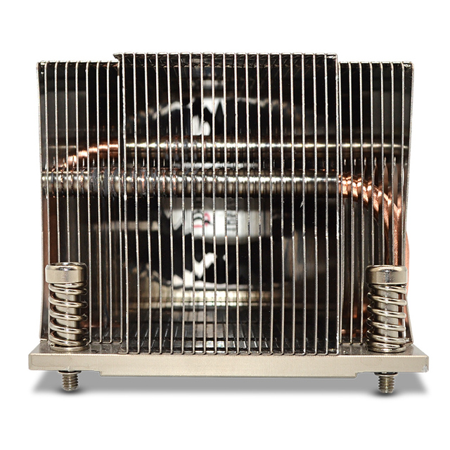 Heatpipe Active Cooler 2U SP3 CPU Cooler with Copper Aluminum Material 305W TDP Fast Heat Dissipation for Server Cooling
