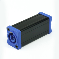 Connecteur Coupleur Powercon BFLIGHT 3P, Boîtier Métallique en Aluminium, Contact en Cuivre, 20A/250V, pour Extension d'Alimentation Audio/Vidéo LED