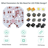 Circuit imprimé LED PCB Minh, circuit imprimé étanche pour lumière stroboscopique, conception et traitement de circuits imprimés LED, circuit imprimé LED 12V, circuit imprimé LED