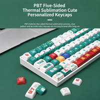 Clavier mécanique ergonomique sans fil Zornher ZH100, montage Gasket, son Mahjong silencieux, touches PBT, pour bureau et gaming