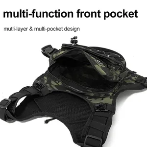 Mochila de pecho para correr, chaleco deportivo para exteriores, mochila para senderismo, carrera, maratón, bolsa táctica deportiva para hombres y mujeres, mochila de camping - Product Image 3