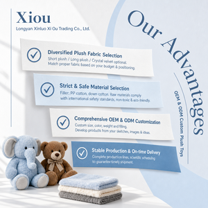 Giocattolo <span class=keywords><strong>Gatto</strong></span> <span class=keywords><strong>di</strong></span> Peluche Grigio e Bianco Xiou Kawaii, Gattino Realistico Imbottito con Colletto in Pizzo, Fiocco, Corona e Occhi Blu - Fornitore all'Ingrosso OEM ODM - Product Image 6