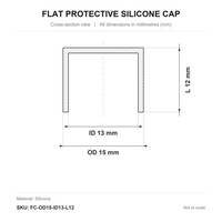 Capuchon de protection à tête plate résistant aux hautes températures Anken, résistant à la poussière, à la peinture et à la corrosion, avec manchon en caoutchouc fileté