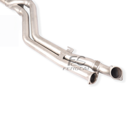 Tuyau d'échappement en acier inoxydable en Z pour BMW G80 M3 M4 G82 S58 3.0T – Section intermédiaire adaptable à sertir