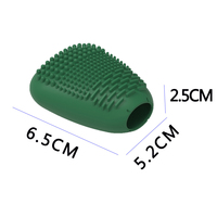 Brosse de fond de teint en Silicone, couverture réutilisable, organisateur, étui à cosmétiques, capuchons de protection anti-poussière, brosse de lavage, outil de nettoyage