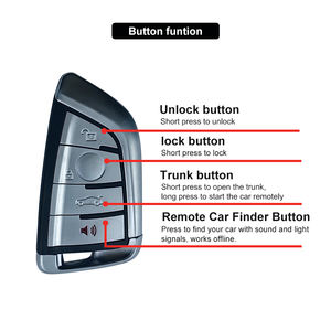 OVI Plug Play PKE-Ferns tarter Passend für das schlüssel lose Auto alarmsystem BMW 5er 520i/523i/525i/530i/540Li Pke - Product Image 3