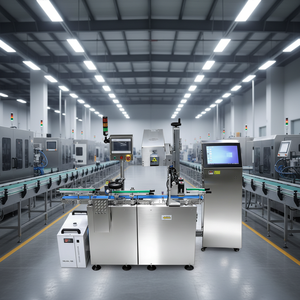 Sistema de Codificación Láser UV Automático de Alta Velocidad Todo en Uno para Clasificación de Tapas, Recopilación de Datos, Trazabilidad, DXF/AI/PLT, Alta Precisión - Product Image 2
