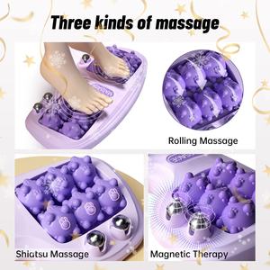 Meridiaan Spier Relaxatie Voet Acupressure Punt Ontspannen Reliëf Plantaire Acupoint Magnetische Kralen Voet Massage Roller Tools - Product Image 4