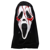 Masques de Clown Tueur en Latex pour Halloween, Décoration d'Horreur, Couvre-Visage Complet, Accessoire de Film pour Fête de Carnaval, Costume de Cosplay, Mascarade, UV