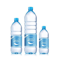 Etiqueta de botella de plástico con manga retráctil de PVC con adhesivo impermeable y diseño personalizado para una marca superior y durabilidad