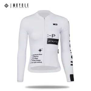 Mcycle Wholesale Cycling Clothing Comfortable Mountain Bicycle Shirt Long Sleeves Pro Team Custom Cycling Jersey Women