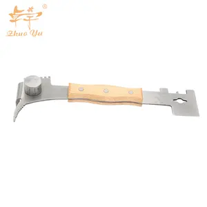 Scraper Bee Knife Bee Thiết Bị Công Cụ Tổ Ong Scraper Với Tay Cầm Bằng Gỗ Cắt Dao Tổ Ong Cho Nghề Nuôi Ong