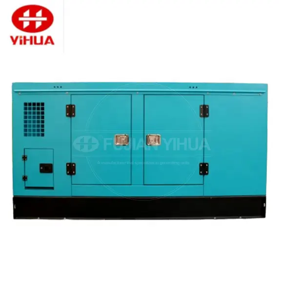 Générateur diesel YUCHAI 63-75dB(A) Type insonorisé Gensets ATS 400V Tension nominale