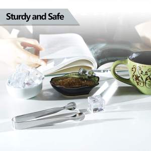 Новое поступление пользовательские красочные вечерние бар барбекю сахара мини клип хлеб пищевого льда зажим льда Tong для ведерко со льдом - Product Image 6