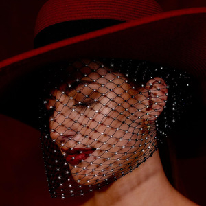 Maschera ODM con Applicazioni di Strass Scintillanti, Stile Europeo-Americano, Bestseller per Feste Serali, Copri-Faccia Sexy - Product Image 5