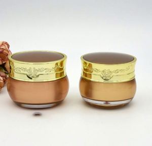 High Quality High-Grade Acrylic Shampoo Round Screw Cap PE <b>Plastic</b> Travel Sample Separate Container Cosmetics <b>Empty</b> <b>Bottles</b> - Product Image 4