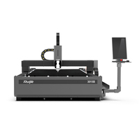Machine de découpe laser à fibre numérique de type portique 1500W/2000W/3000W, refroidissement par eau, contrôle Cypcut, BMP/PLT/DWG, zone de découpe 3000x1500mm
