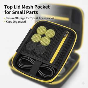 Kotak dengan Kit Solder Fanttik T1 Max |   Cangkang Keras EVA Pelindung |   Organizer Penyimpanan Kit Solder Elektronik Portabel - Product Image 3
