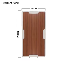Plate-forme de jet ski personnalisée Drop Stitch, quai gonflable flottant avec EVA pour divertissement en mer et en lac