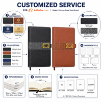 Carnet d'affaires en cuir PU avec logo personnalisé, fermeture magnétique, bande tissée texturée, boucle dorée creuse, journal, cadeau d'entreprise, agenda, planificateur