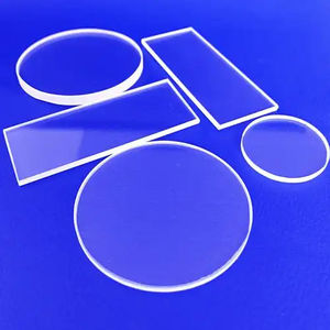 Plaque ronde en verre de quartz transparent/résistante aux hautes températures pour fenêtre de visualisation thermique - Product Image 4