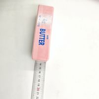 Jouet anti-stress en TPE souple en forme de beurre rose, motif cube, à remontée lente, pour adultes, vente en gros