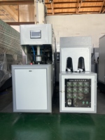 Machine de soufflage de bouteilles PET semi-automatique 10L à 1 cavité, directement de l'usine, pour contenants d'eau et d'huile, garantie 1 an, conteneur en plastique