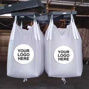 대량 큰 가방 방전 판매 600kg 식품 등급 수락 맞춤형 로고 인쇄 상단 전체 오픈 사용자 정의 크기