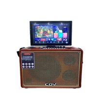 Rv 14 pouces écran d'affichage karaoké fête système intelligent Android écran tactile multifonction WIFI vidéo haut-parleur portable
