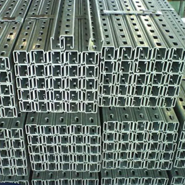 Gi steel strut channel unistrut rails galvanises 41*41*1.5