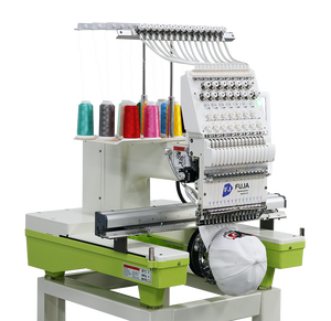 Máquina Bordadora Computarizada de un Cabezal de Alta Velocidad con 12, 15 o 20 Agujas para Gorras, Camisetas y Sudaderas - Product Image 2