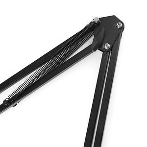 Support de microphone à perche de table réglable en métal de bureau support de bras de microphone de haute qualité pour <span class=keywords><strong>podcast</strong></span> - Product Image 2